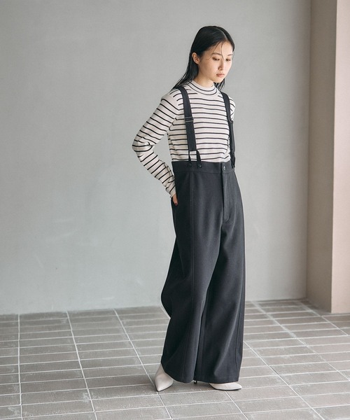 LEPSIM（レプシィム）の「12ゲージハイネックリブプルオーバー2　582379（ニット/セーター・レディース・オフホワイト/チャコールグレー/レッド/ブラック/ホワイト×ブラック・FREE）」の17枚目の写真