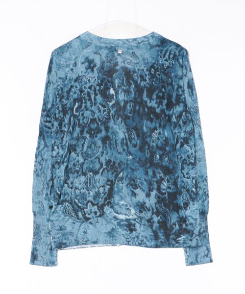 Desigual（デシグアル）の「グロッシーフィットカーディガン 薄手ニット（ニット/セーター・レディース・ブルー・S/M/L/XL/XS）」の5枚目の写真