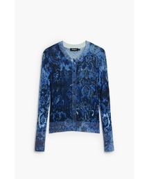 Desigual | グロッシーフィットカーディガン 薄手ニット(ニット/セーター)