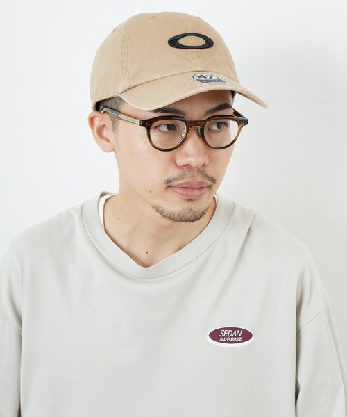OAKLEY（オークリー）の「[OAKLEY/オークリー] REMIX DAD ブランド刺繍ロゴ 47キャップ（キャップ・メンズ・ブラック/ベージュ・ONE SIZE）」の4枚目の写真