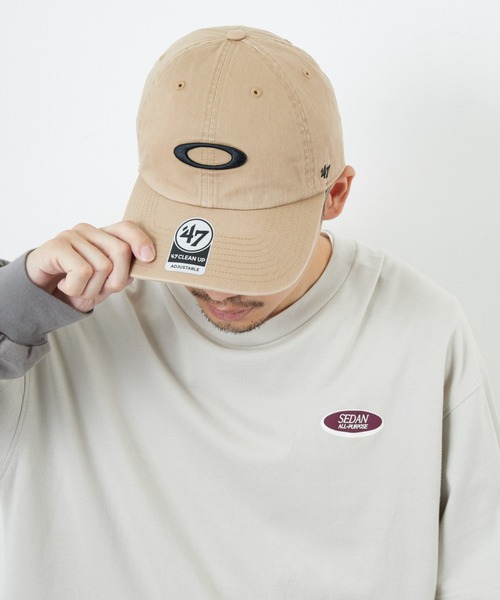 OAKLEY（オークリー）の「[OAKLEY/オークリー] REMIX DAD ブランド刺繍ロゴ 47キャップ（キャップ・メンズ・ブラック/ベージュ・ONE SIZE）」の5枚目の写真