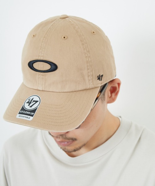 OAKLEY（オークリー）の「[OAKLEY/オークリー] REMIX DAD ブランド刺繍ロゴ 47キャップ（キャップ・メンズ・ブラック/ベージュ・ONE SIZE）」の9枚目の写真