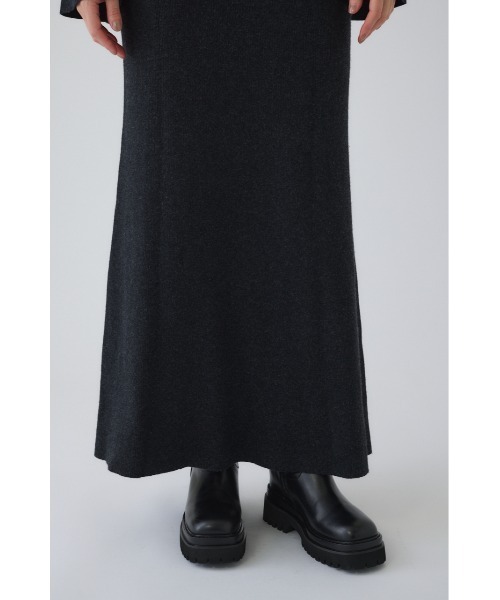 RIM.ARK(リムアーク)の「Long high collar knit dress ロングハイカラーニットドレス(ドレス・レディース・ブラウン/ブラック/チャコールグレー・36/38)」の16枚目の写真