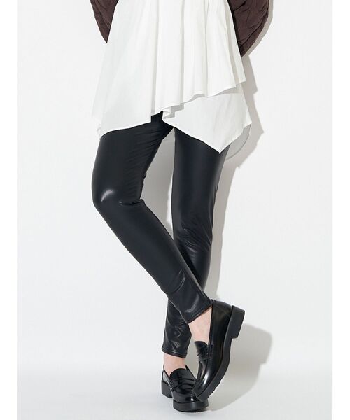 エレンディーク　FAUX レザー レギンス　サイズ2 エレンディーク FAUX レザー レギンス サイズ2 FAUXレザーレギンス