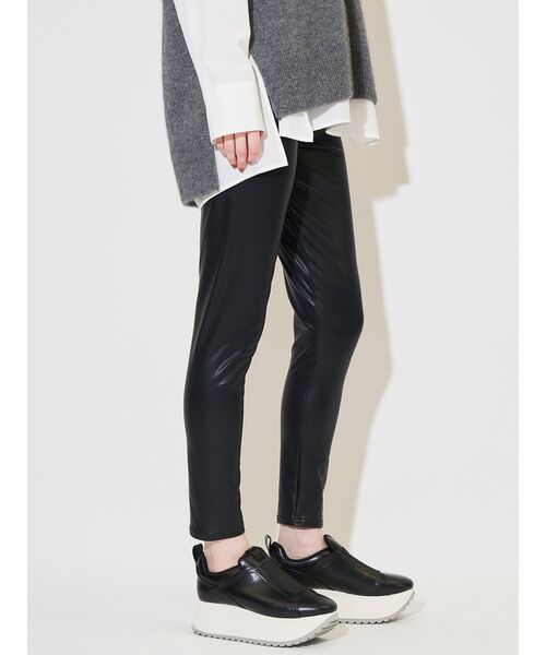 ELENDEEK（エレンディーク）の「フォーレザーレギンス（その他パンツ・レディース・ブラック/グレー・02/01）」の5枚目の写真