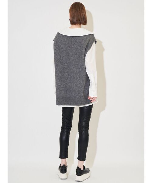 ELENDEEK（エレンディーク）の「フォーレザーレギンス（その他パンツ・レディース・ブラック/グレー・02/01）」の7枚目の写真