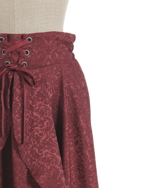 ラッフルジャカードロングスカート（スカート）｜NIBBLE POISON