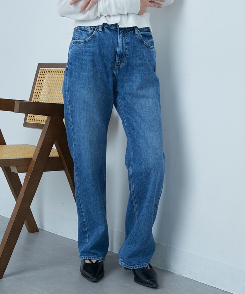 RED CARD TOKYO(レッドカード)の「【RED CARD】One-Day Midrise(デニムパンツ・レディース・ダークブルー/ブルー/ブラック・25inch/24inch/23inch/22inch)」の4枚目の写真