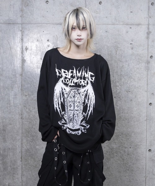 Amilige（アミリージュ）の「Dreaming DollプリントロングT