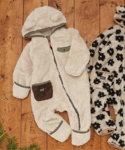 セール】ファーフリースジャンプスーツ（ロンパース）｜BREEZE