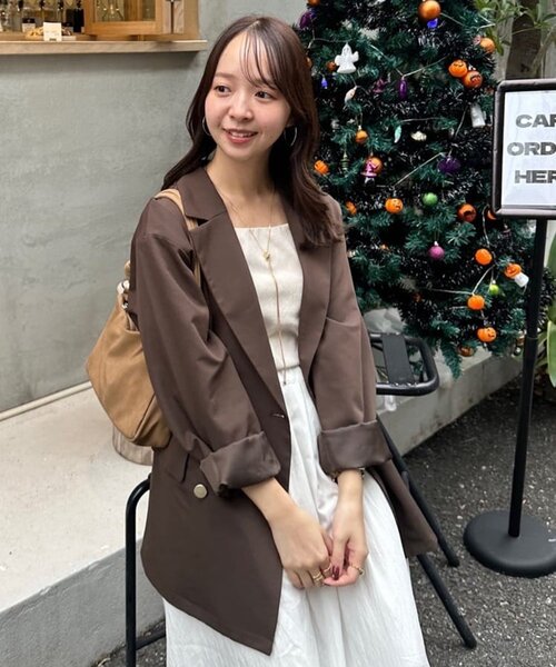 セール】【WEB限定】金ボタンWテーラージャケット（テーラード