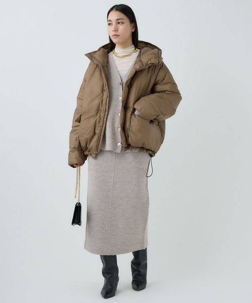 Chaos（カオス）の「Chaos(カオス)/  ◇REMI RELIEF◇ 別注ショートダウン（ダウンジャケット/コート・レディース・モカ/カーキ/グレー系その他・FREE）」の5枚目の写真