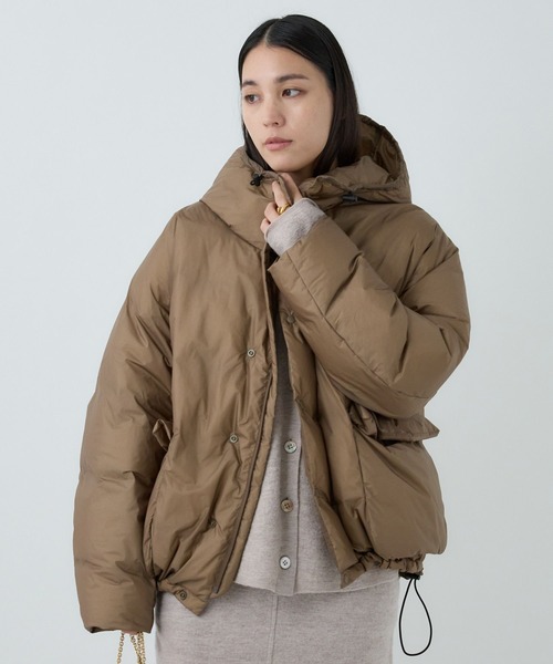 Chaos（カオス）の「Chaos(カオス)/  ◇REMI RELIEF◇ 別注ショートダウン（ダウンジャケット/コート・レディース・モカ/カーキ/グレー系その他・FREE）」の9枚目の写真