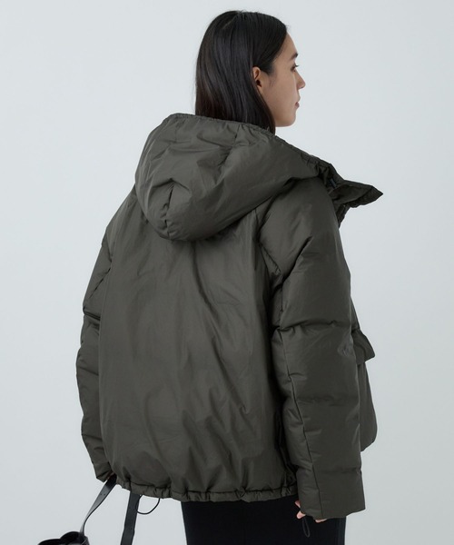 Chaos（カオス）の「Chaos(カオス)/  ◇REMI RELIEF◇ 別注ショートダウン（ダウンジャケット/コート・レディース・モカ/カーキ/グレー系その他・FREE）」の22枚目の写真