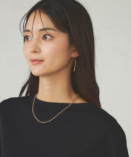 a.v.v(アーヴェヴェ)の「ヘマタイトコンビネックレス(ネックレス・レディース・ゴールド/シルバー・38)」の1枚目の写真