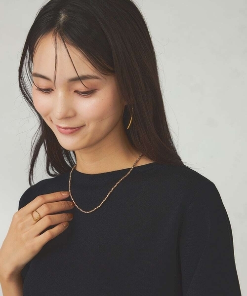 a.v.v(アーヴェヴェ)の「ヘマタイトコンビネックレス(ネックレス・レディース・ゴールド/シルバー・38)」の3枚目の写真
