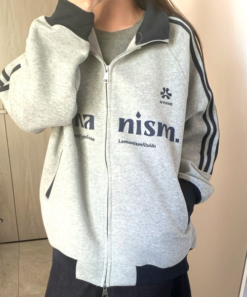 ラインスウェットトラックジャケット（スウェット）｜Vipoa（ヴィポア