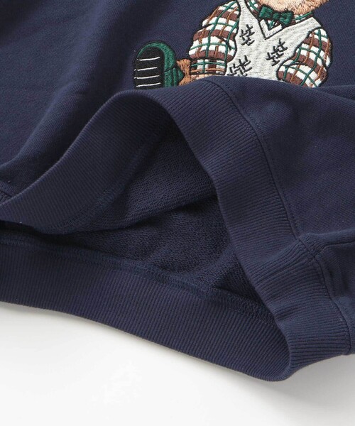 SLAP SLIP（スラップスリップ）の「アニマルいろいろクマさん刺しゅうトレーナー(80~130cm)（スウェット・キッズ・オフホワイト/ネイビー/レッド・120cm/80ｃｍ/110cm/100cm/130cm/90cm）」の16枚目の写真