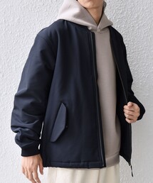 メンズのブルゾン（ブルー・ネイビー/青色系）ファッション通販