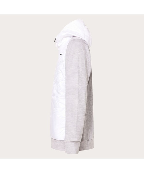 OAKLEY（オークリー）の「オークリー  OAKLEY HYBRID PUFF FLEECE 7.0/アウター・ジャケット/ゴルフコレクション/吸汗速乾/UPF50+/OAKLEY（その他アウター・メンズ・ホワイト×グレー/ベージュ・L/M/S）」の3枚目の写真
