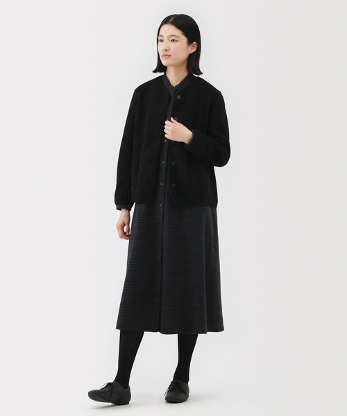 無印良品(ムジルシリョウヒン)の「婦人 素材に還るフリースカーディガン(カーディガン/ボレロ・レディース・オートミール/カーキ系/グレー/ブラック/スモークピンク/ブラウン系・S/M/L/XL)」の7枚目の写真