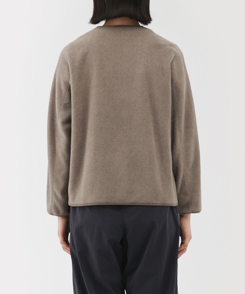 無印良品(ムジルシリョウヒン)の「婦人 素材に還るフリースカーディガン(カーディガン/ボレロ・レディース・オートミール/カーキ系/グレー/ブラック/スモークピンク/ブラウン系・S/M/L/XL)」の15枚目の写真