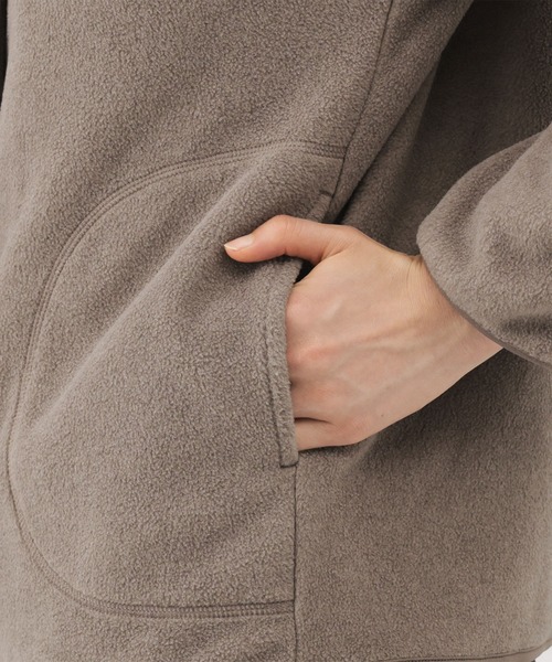 無印良品(ムジルシリョウヒン)の「婦人 素材に還るフリースカーディガン(カーディガン/ボレロ・レディース・オートミール/カーキ系/グレー/ブラック/スモークピンク/ブラウン系・S/M/L/XL)」の17枚目の写真