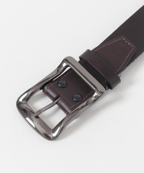 ITEMS URBANRESEARCH（アイテムズ アーバンリサーチ）の「Belt 350（ベルト・メンズ・ブラック/ダークブラウン・-）」の8枚目の写真