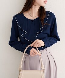 natural couture | 【WEB限定】フロントフリルブラウス(シャツ/ブラウス)