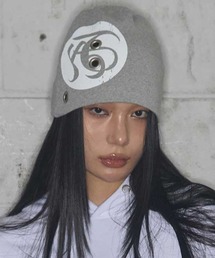 FANCY CLUB（ファンシークラブ）の「A'GEM/9 × .kom 『FANCY CLUB/ファンシークラブ』 FY EYELET BEANIE/アイレット ニットキャップ（ニットキャップ/ビーニー）」