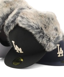 NEW ERA(�j���[�G��)�̃j���[�G���L���b�v 59FIFTY�h�b�O�C���[ LA���T���[���X�h�W���[�X ONSPOTZ�ʒ�(�L���b�v)