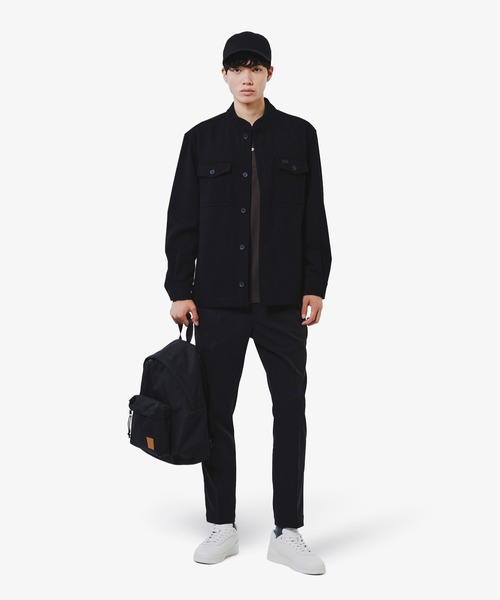 LACOSTE(ラコステ)の「ウールブレンドメルトン スタンドカラーシャツブルゾン(シャツ/ブラウス・メンズ・チャコールグレー/グレー/ブラック・40/38/39/41)」の19枚目の写真