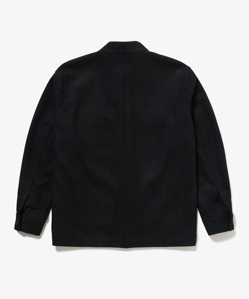 LACOSTE(ラコステ)の「ウールブレンドメルトン スタンドカラーシャツブルゾン(シャツ/ブラウス・メンズ・チャコールグレー/グレー/ブラック・40/38/39/41)」の20枚目の写真
