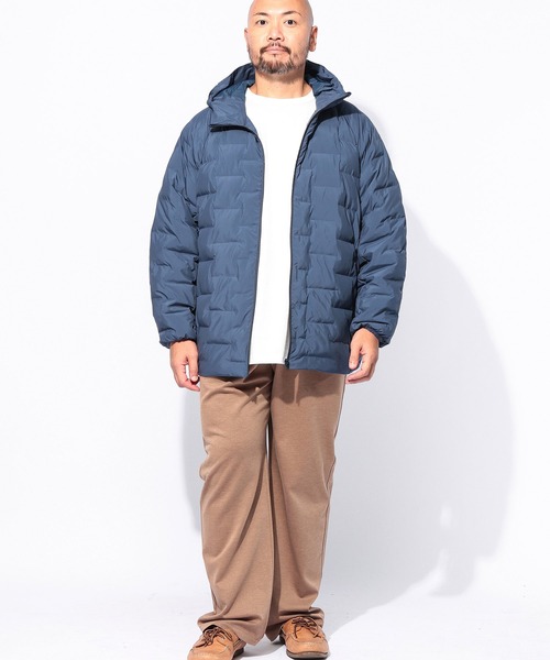 B&T CLUB（ビーティークラブ）の「中綿 ブルゾン メンズ 大きいサイズ SUNBURNER フルジップ カジュアル オフィスカジュアル B＆T CLUB (ビーアンドティークラブ)（ダウンジャケット/コート・メンズ・ホワイト/グリーン/ブラック/ブルー・X1(3L～4L)/X2(4L～5L)/X3(6L～7L)）」の14枚目の写真