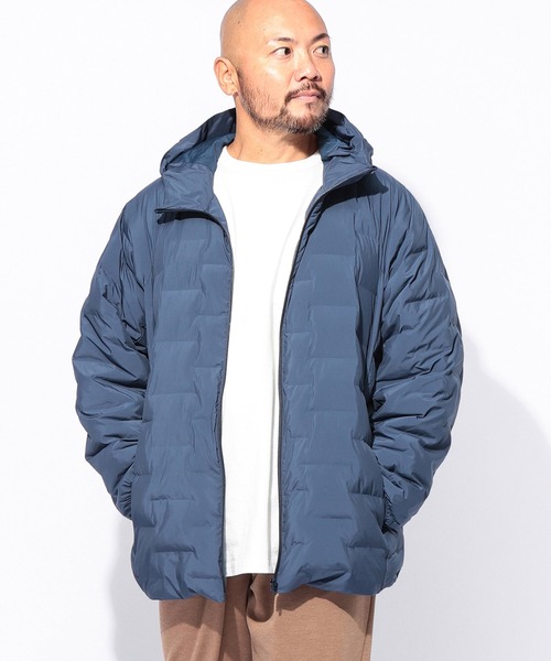 B&T CLUB（ビーティークラブ）の「中綿 ブルゾン メンズ 大きいサイズ SUNBURNER フルジップ カジュアル オフィスカジュアル B＆T CLUB (ビーアンドティークラブ)（ダウンジャケット/コート・メンズ・ホワイト/グリーン/ブラック/ブルー・X1(3L～4L)/X2(4L～5L)/X3(6L～7L)）」の15枚目の写真