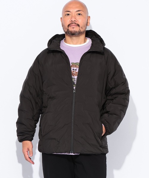 B&T CLUB（ビーティークラブ）の「中綿 ブルゾン メンズ 大きいサイズ SUNBURNER フルジップ カジュアル オフィスカジュアル B＆T CLUB (ビーアンドティークラブ)（ダウンジャケット/コート・メンズ・ホワイト/グリーン/ブラック/ブルー・X1(3L～4L)/X2(4L～5L)/X3(6L～7L)）」の5枚目の写真