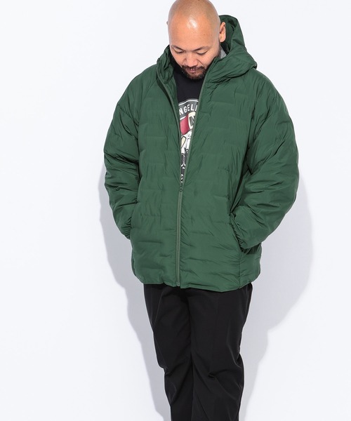 B&T CLUB（ビーティークラブ）の「中綿 ブルゾン メンズ 大きいサイズ SUNBURNER フルジップ カジュアル オフィスカジュアル B＆T CLUB (ビーアンドティークラブ)（ダウンジャケット/コート・メンズ・ホワイト/グリーン/ブラック/ブルー・X1(3L～4L)/X2(4L～5L)/X3(6L～7L)）」の9枚目の写真