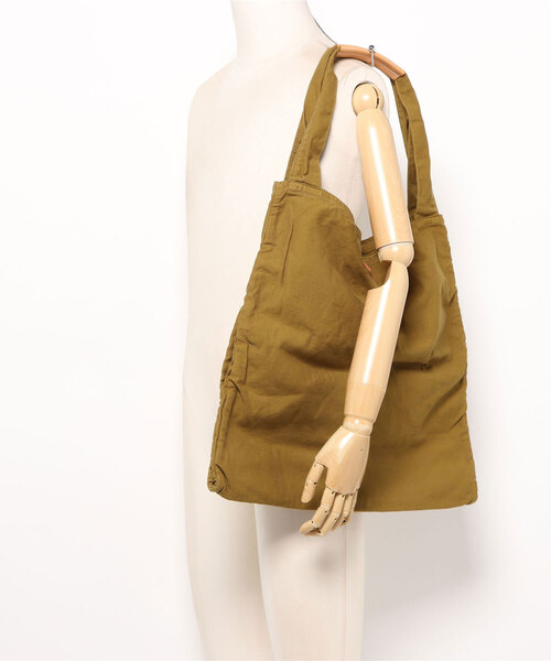 TONE SELECT GOODS(トーンセレクトグッズ)の「Butler Verner Sails(バトラーバーナーセイルズ) 反応染ムラ糸キャンバス ビッグトート (JA-2050-2)(トートバッグ・メンズ・キャメル・FREE)」の7枚目の写真