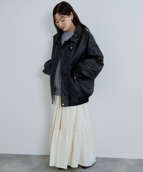 レディーブルゾン 楽天市場】バックドロストフリルブルゾン レディース ブルゾン