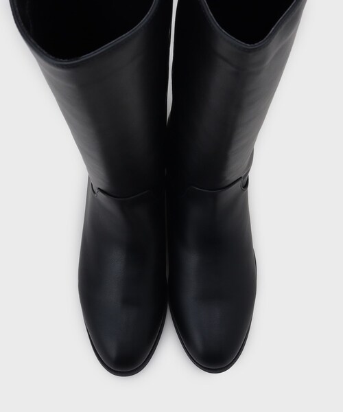 OPAQUE.CLIP（オペークドットクリップ）の「レザー調ロングブーツ（ブーツ・レディース・ブラック・03/02）」の8枚目の写真