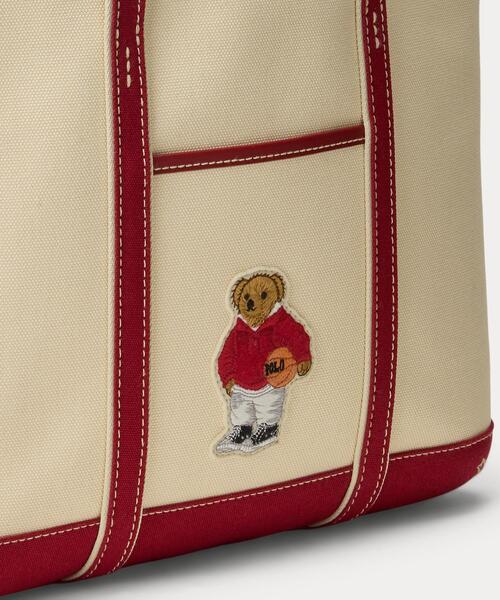 POLO RALPH LAUREN キャンバス スモール Polo ベア トート RALPH LAUREN｜Polo ベア キャンバス スモール ショッパー