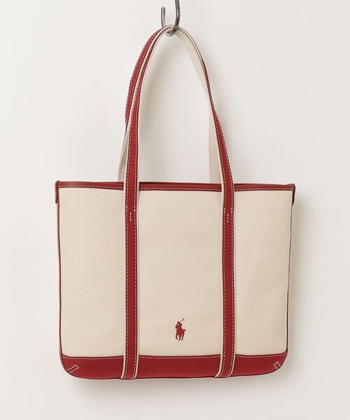 Polo ベア キャンバス スモール ショッパー トート（トートバッグ