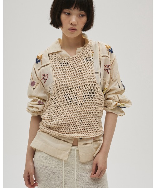 トップス TODAYFUL Patchwork Shirts TODAYFUL (トゥデイフル）Embroidery Patchwork Shirts☆ 26春夏