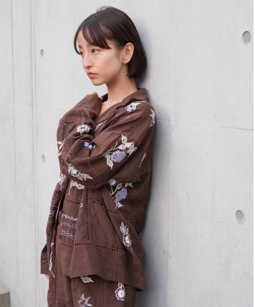 Embroidery Patchwork Shirts（シャツ/ブラウス）｜TODAYFUL（トゥデイ