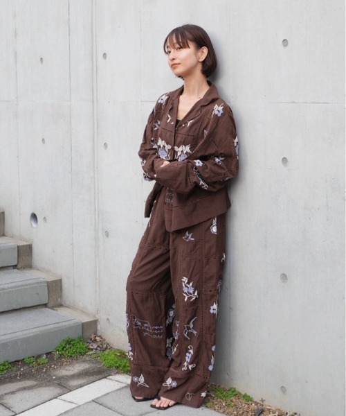 Embroidery Patchwork Shirts（シャツ/ブラウス）｜TODAYFUL（トゥデイ