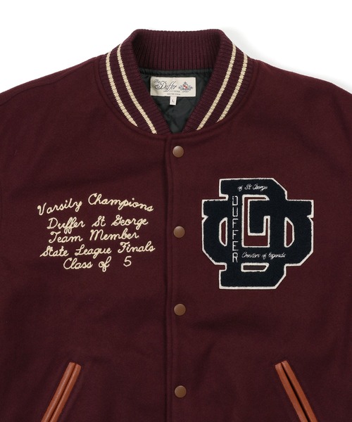 セール】VARSITY JACKET：バーシティジャケット スタジャン
