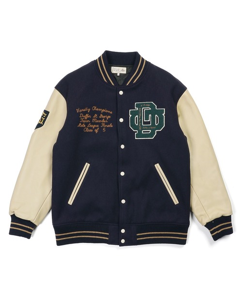 セール】VARSITY JACKET：バーシティジャケット スタジャン