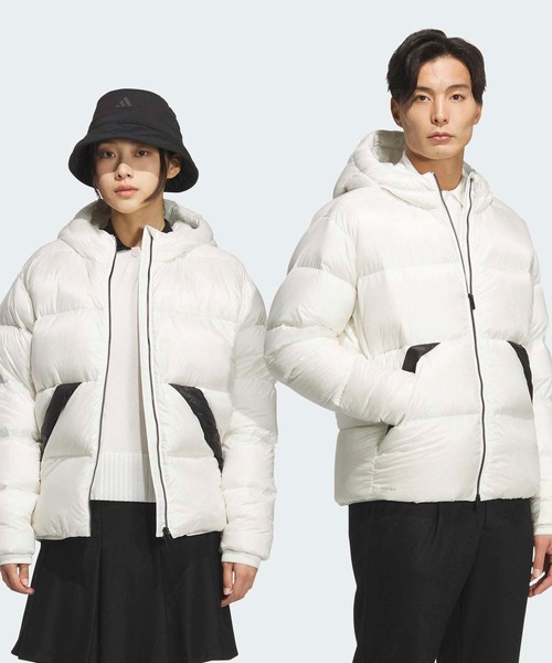 PERTEX QUANTUM PUFFYフルジップ ダウンジャケット【adidas Golf