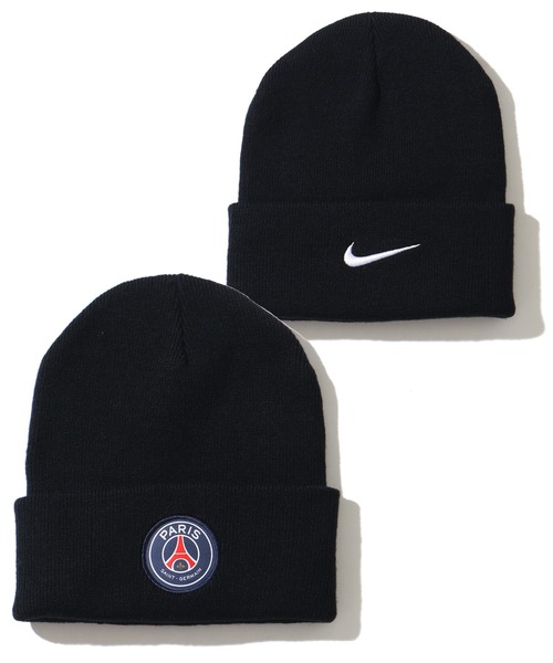 NIKE（ナイキ）の「【NIKE/ナイキ 】×【Paris Saint-Germain/パリサンジェルマン】PSG NIKE DRY-FIT PEAK BEANIE/ピーク ビーニー（ニットキャップ/ビーニー・メンズ・ネイビー/ブラック・FREE）」の2枚目の写真