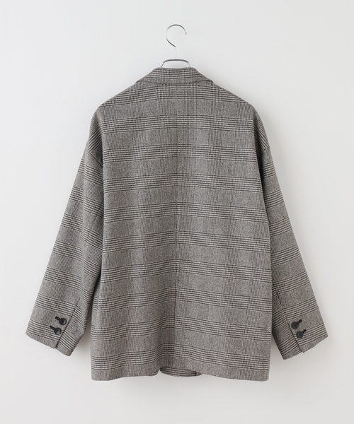新品！ノーブル　オーバーサイズチェックジャケット NOBLE｜《追加》オーバーサイズチェックジャケット | Rakuten Fashion